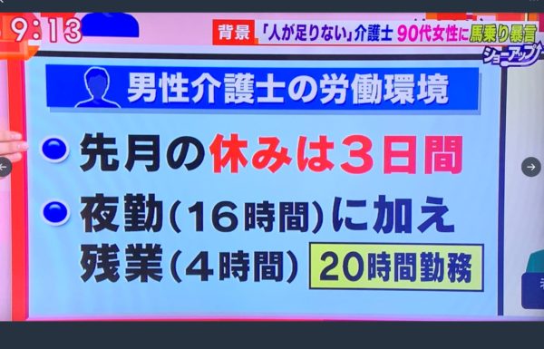 男性介護士