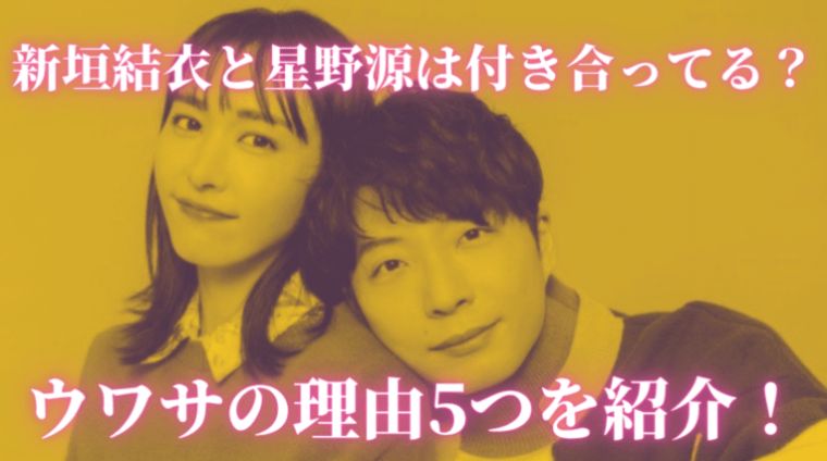 新垣結衣と星野源は付き合ってるの ウワサの理由5つを徹底検証 Sunとらのすけ